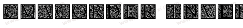 cmacorder inverse字体转换